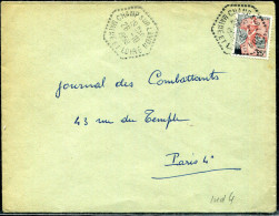 FRANCE - MARIANNE A LA NEF - N° 1216 / LETTRE DE CHAMP / LAYON LE 26/10/1959, POUR PARIS - TB - 1959-1960 Marianne (am Bug)