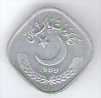 PAKISTAN 5 PAISA 1989 - Pakistan