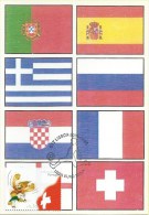 CARTE MAXIMUM - MAXICARD - MAXIMUM CARD - PORTUGAL - EURO 2004 - GROUPE B - SUISSE - DRAPEAU - Maximum Cards & Covers