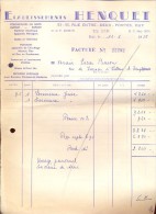 Factuur Facture Brief Lettre  - Ets Henquet Radio Tele - Huy 1956 - 1950 - ...