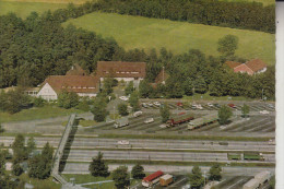 4830 GÜTERSLOH, BAB Autobahn-Raststätte, Luftaufnahme, 1968 - Guetersloh
