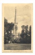 Cp, 86, Coulombiers, Le Clocher De L'Eglise, Vue Prise De La Rairie Du Château, Voyagée - Saint Julien L'Ars