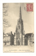 Cp, 86, Châtellerault, Eglise Saint-Jean-Baptiste,v Oyagée - Chatellerault