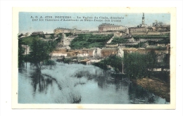 Cp, 86, Poitiers, La Vallée Du Clain, Dominée Par Les Casernes D'Artillerie Et NOtre-Dame Des Dunes - Poitiers