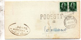 1944 LETTERA  CON ANNULLO PAVONE DEL MELLA BRESCIA - Poststempel