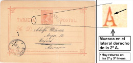 FILIPINAS: Entero Postal Alfonso XII, 1892, CIRCULADA - 1850-1931