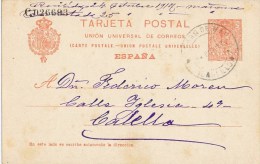 7720. Entero Postal CABRERA De MAR (Barcelona) 1917. Maresme - 1850-1931