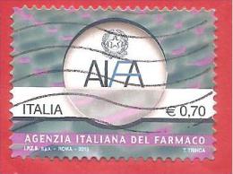 ITALIA REPUBBLICA  - USATO - 2013 - AIFA - Agenzia Italiana Del Farmaco - 0,70 € - S. 3402 - 2011-20: Used