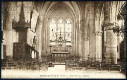 CPA  COMBS-LA-VILLE - Intérieur De L´Eglise - Combs La Ville