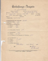 Entlassungs-Zeugnis Der Volksschule West-Deep, Gemeinde Robe, 6.April 1906 - Diplomi E Pagelle