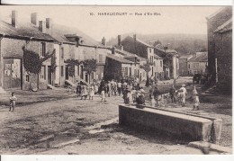 HARAUCOURT (Ardennes) Rue D'En-Bas - Centre Du Village Avec Fontaine -Suvaine-Pierson Editeur, Sedan- VOIR 2 SCANS - - Autres & Non Classés