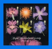 GB 2004-0008, Bicentenary Of The Royal Horticultural Society (1st Issue), MNH MS - Blokken & Velletjes