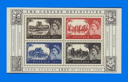 GB 2005-0010, 50th Anniversary Of First Castles Definitives, MNH MS - Blocchi & Foglietti