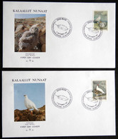 Greenland 1987 BIRDS (I)  MiNr.176-77   FDC ( Lot KS) - FDC