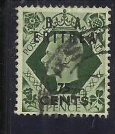 OCCUPAZIONI STRANIERE ERITREA 1950 B. A. 75 CENT. SU 9 P BA TIMBRATO USED OBLITERE' - Eritrée