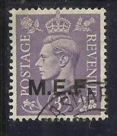 COLONIE OCCUPAZIONI STRANIERE MEF 1943 - 1947 M.E.F. 3 P USED - Occ. Britanique MEF