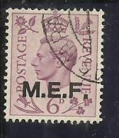 COLONIE OCCUPAZIONI STRANIERE MEF 1943 - 1947 M.E.F. 6 P USED - Occ. Britanique MEF