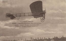 ANGERS 1er GRAND PRIX AVIATION GARROS SUR MONOPLAN BLERIOT 1912 - Reuniones