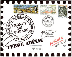 TAAF: CARNET DE VOYAGE Serge Marko. Aquarelles. TP 308/321 NEUF** TRES BEAU. - Carnets