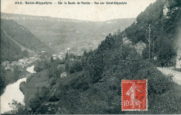 25 - Sainte Hippolyte : Sur La Route De Maîche - Vue Sur St Hippolyte - Saint Hippolyte