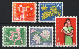 Switzerland PRO PATRIA 1962. Flowers Set MNH (**) - Ongebruikt