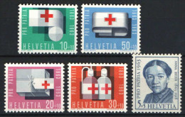 Switzerland PRO PATRIA 1963. Red Cross Set MNH (**) - Unused Stamps