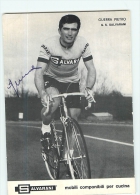 Pietro GUERRA - Autographe Manuscrit - Dédicace - Equipe SALVARANI - 2 Scans - Cycling