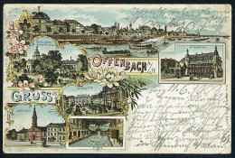 Gruss Aus Offenbach - Lit. B. No. 1568 - Ludwig Sturz Offenbach ---- Old Postcard Traveled - Offenbach