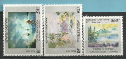 Tableaux Des Peintres Du Pacifique. 3 T-p Neufs **  Côte 17,20 € - Unused Stamps