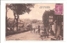 CPA Dép 36 Palluau  Route De Saint Genoir Animée 1933 - Unclassified
