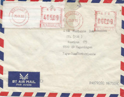 RDC DRC Congo Zaire 2002 Kinshasa 6 Meter Franking Label Frama A15 Cover - Lettres