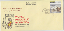 India 2011  Environment Day Cancellation  World Philatelic Exhibition Cover  # 81817  Inde Indien - Pollution