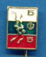 F1641 / SPORT BULGARIAN WRESTLING FEDERATION Lutte , Ringen -  Bulgaria Bulgarie Bulgarien Bulgarije - Badge Pin - Lucha