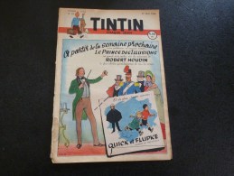 JOURNAL TINTIN N°22 1948 - Couverture LAUDY + HERGE - Tintin