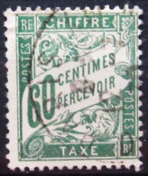 FRANCE               TAXE   N° 38             OBLITERE - 1859-1959 Usati