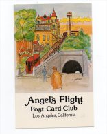 466 G)  LOS ANGELES CALIFORNIE 1986 - ANGELS FLIGHT CARD CLUB - Sonstige & Ohne Zuordnung