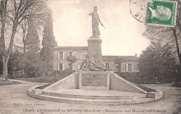 Lesparre-Médoc (33) Monument Aux Morts - Lesparre Medoc