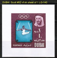 DUBAI   Scott  # 52**  VF MINT NH  SHEET Of 1 - Dubai