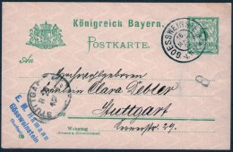 Postkarte Mit Landpoststempel 8 Von Gössweinstein Am 16. MAI 1902 Nach Stuttgart - Otros & Sin Clasificación