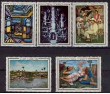 Caribbean Island 1967 - National Museum  - Art. Painting Gemalde - Mi.1272-1276 MNH (**) - Neufs