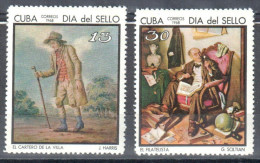 Caribbean Island 1968 - Stamp Day - Art. Painting Gemalde - Mi. 1401-1402 MNH (**) - Unused Stamps