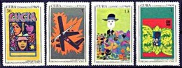 Caribbean Island 1969 - Cinema Posters - Art.   Mi.1490-1493 MNH (**) - Unused Stamps