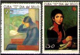 Caribbean Island 1970 - Stamp Day- Art. Painting Gemalde   Mi.1596-1597 MNH (**) - Neufs