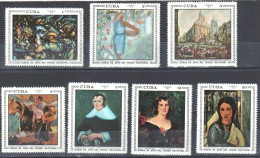 Caribbean Island 1970 - National Museum Art. Painting Gemalde   Mi.1619-1625 MNH (**) - Nuovi