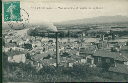 01 TREVOUX / Vue Générale Et La Vallée De La Saône / - Trévoux