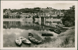 01 TREVOUX / Le Pont Sur La Saône Et Les Quais / CARTE GLACEE - Trévoux