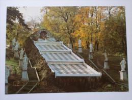 USSR Postcard Kaskad "Shakhmatnaya Gora"  - Chess Mountain In Petrodvorez - Chess