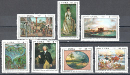 Caribbean Island 1972- National Museum - Art. Painting Gemalde   Mi.1743-1749 MNH (**) - Ungebraucht