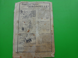 Instructions Entretien Et Reglage Des Bicyclettes.-HIRONDELLE- - Unclassified