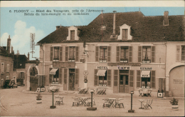 89 FLOGNY LA CHAPELLE / Hôtel Des Voyageurs Près De L'Armançon, Relais Du Bien-manger Et Du Bien-boire / CARTE COULEUR - Flogny La Chapelle